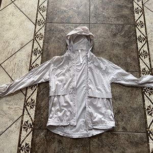 Lululemon light purple rain jacket